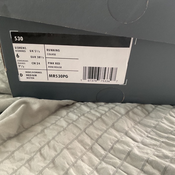 New Balance 530 (Pink Red) size US 6 Mens - Picture 5 of 5